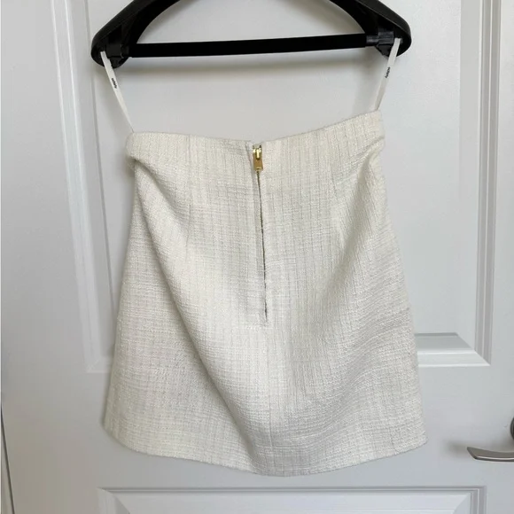 Ochirly White Tweed Skirt – Size XS - Picture 8 of 9